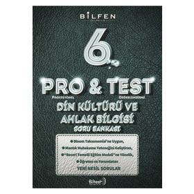 6. Sınıf Pro & Test Din Kültürü ve Ahlak Bilgisi Soru Bankası - Bilfen Yayınları