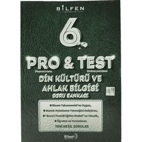 6. Sınıf Pro & Test Din Kültürü ve Ahlak Bilgisi Soru Bankası - Bilfen Yayınları