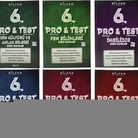6. Sınıf Pro & Test Soru Bankası Seti - 6 Kitap - Bilfen Yayınları