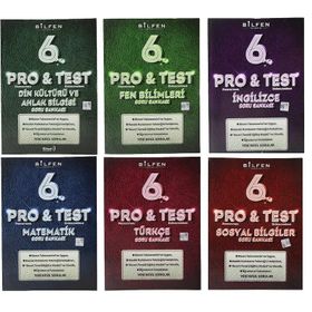 6. Sınıf Pro & Test Soru Bankası Seti - 6 Kitap - Bilfen Yayınları