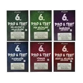 6. Sınıf Pro & Test Soru Bankası Seti - 6 Kitap - Bilfen Yayınları
