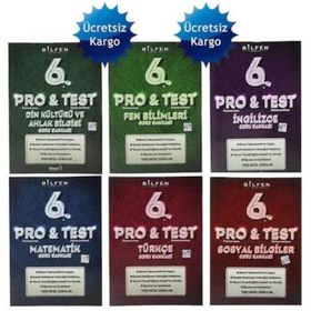 6. Sınıf Pro & Test Soru Bankası Seti - 6 Kitap - Bilfen Yayınları