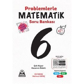 6. Sınıf Problemlerle Matematik Soru Bankası Örnek-Akademi Yayınları