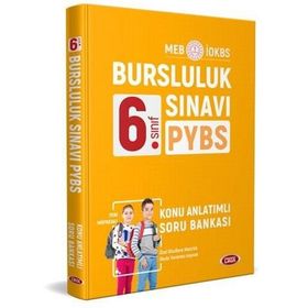 6. Sınıf PYBS-İOKBS Bursluluk Sınavı Konu Anlatımlı Soru Bankası Kollektif Data Yayınları