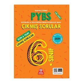 6. Sınıf PYBS Son 6 Yılın Çıkmış Soruları - Örnek Akademi