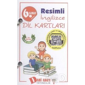 6. Sınıf Resimli İngilizce Dil Kartları Akıllı Adam Yayınları