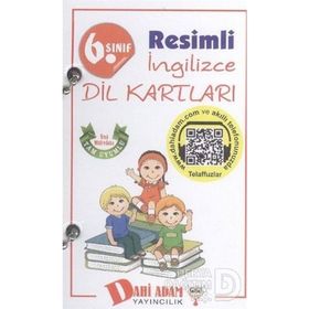 6. Sınıf Resimli İngilizce Dil Kartları Akıllı Adam Yayınları