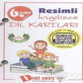 6. Sınıf Resimli İngilizce Dil Kartları Akıllı Adam Yayınları