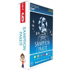 6. Sınıf Şampiyon Seti-Tonguç Akademi Yayınları