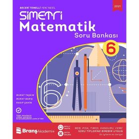 6. Sınıf Simetri Matematik Soru Bankası-Branş Akademi Yayınları