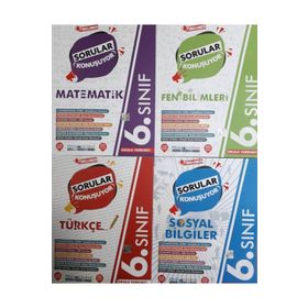 6. Sınıf Sorular Konuşuyor 4'lü Soru Bankası Seti-Pruva Akademi Yayınları