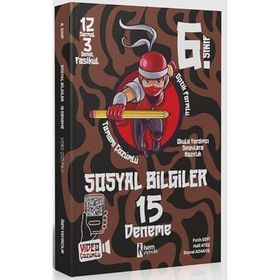 6. Sınıf Sosyal Bilgiler 15 Deneme - İsem Yayınları