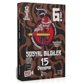 6. Sınıf Sosyal Bilgiler 15 Deneme - İsem Yayınları