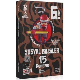 6. Sınıf Sosyal Bilgiler 15 Deneme - İsem Yayınları