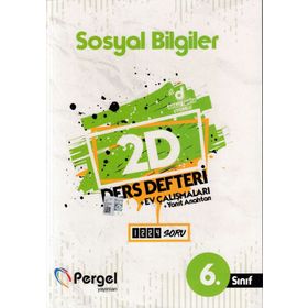 6. Sınıf Sosyal Bilgiler 2D Ders Defteri Ev Çalışmaları-Pergel Yayınları