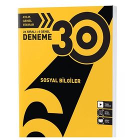 6. Sınıf Sosyal Bilgiler 30'lu Deneme