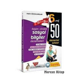 6. Sınıf Sosyal Bilgiler 50 Deneme Sınavı Komisyon Çanta Yayınları