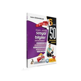 6. Sınıf Sosyal Bilgiler 50 Deneme Sınavı Komisyon Çanta Yayınları