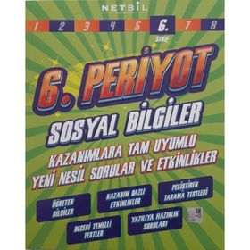 6. Sınıf Sosyal Bilgiler 6. Periyot-Netbil Yayıncılık