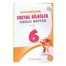 6. Sınıf Sosyal Bilgiler Akıllı Defter Palme Yayınları