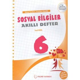 6. Sınıf Sosyal Bilgiler Akıllı Defter Palme Yayınları