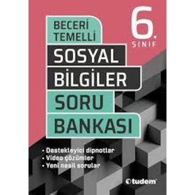 6. Sınıf Sosyal Bilgiler Beceri Temelli Soru Bankası-Tudem Yayınları