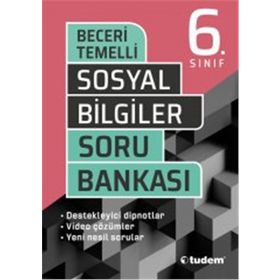 6. Sınıf Sosyal Bilgiler Beceri Temelli Soru Bankası-Tudem Yayınları