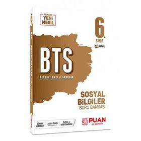 6. Sınıf Sosyal Bilgiler Bts Beceri Temelli Soru Bankası-Puan Yayınları