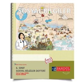 6. Sınıf Sosyal Bilgiler Defteri Pandül Yayınları