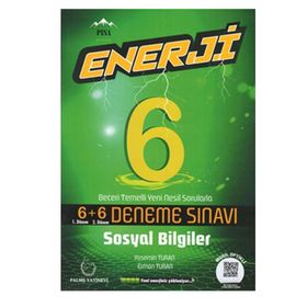 6. Sınıf Sosyal Bilgiler Enerji Denemeleri - Palme Yayınları