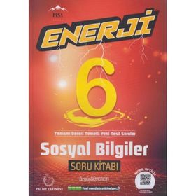 6. Sınıf Sosyal Bilgiler Enerji Denemeleri - Palme Yayınları