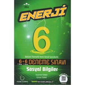6. Sınıf Sosyal Bilgiler Enerji Denemeleri - Palme Yayınları