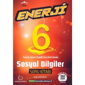 6. Sınıf Sosyal Bilgiler Enerji Soru Kitabı-Palme Yayınları