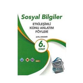 6. Sınıf Sosyal Bilgiler Etkileşimli Konu Anlatım Föyleri 4 Adım Yayınları
