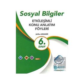 6. Sınıf Sosyal Bilgiler Etkileşimli Konu Anlatım Föyleri 4 Adım Yayınları