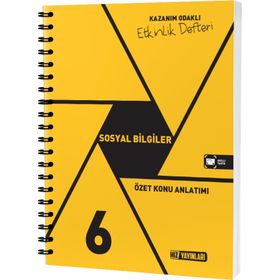 6.Sınıf Sosyal Bilgiler Etkinlikli Bidefter - Binot Yayınları