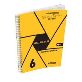 6.Sınıf Sosyal Bilgiler Etkinlikli Bidefter - Binot Yayınları