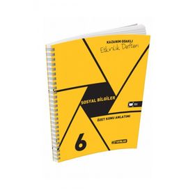 6.Sınıf Sosyal Bilgiler Etkinlikli Bidefter - Binot Yayınları