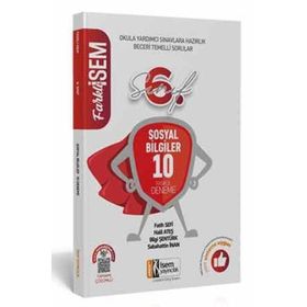 6. Sınıf Sosyal Bilgiler Farklı İsem Tamamı Çözümlü 10 Fasikül Deneme İsem Yayınları