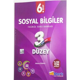 6.Sınıf Sosyal Bilgiler Fasikül Soru Bankası - Martı Yayınları