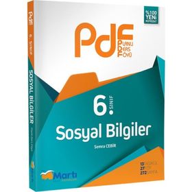 6.Sınıf Sosyal Bilgiler Fasikül Soru Bankası - Martı Yayınları