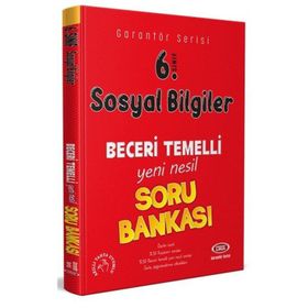 6. Sınıf Sosyal Bilgiler Garantör Beceri Temelli Soru Bankası-Data Yayınları