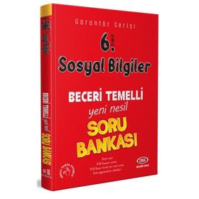 6. Sınıf Sosyal Bilgiler Garantör Beceri Temelli Soru Bankası-Data Yayınları