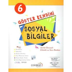 6. Sınıf Sosyal Bilgiler Göster Kendini Soru Bankası Çalışkan Yayınları