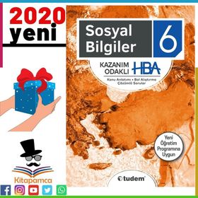6. Sınıf Sosyal Bilgiler HBA Konu Anlatımlı - Tudem Yayınları