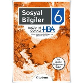 6. Sınıf Sosyal Bilgiler HBA Konu Anlatımlı - Tudem Yayınları