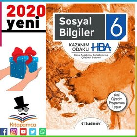 6. Sınıf Sosyal Bilgiler HBA Konu Anlatımlı - Tudem Yayınları