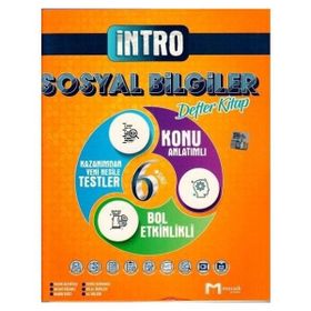 6. Sınıf Sosyal Bilgiler İntro Defter Kitap - Mozaik Yayınları