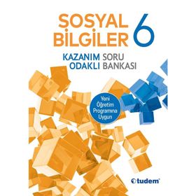 6 Sınıf Sosyal Bilgiler Kazanım Odaklı Soru Bankası Tudem Yayınları