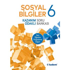 6 Sınıf Sosyal Bilgiler Kazanım Odaklı Soru Bankası Tudem Yayınları